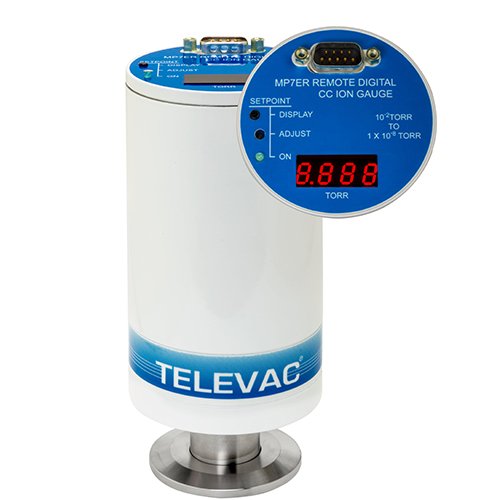 レメディマシーン Televac® MP7ER Cold Cathode Vacuum Gauge - Digital Vacuum Gauge