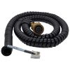 Cable mini conector modular 2A en espiral de 10 pies