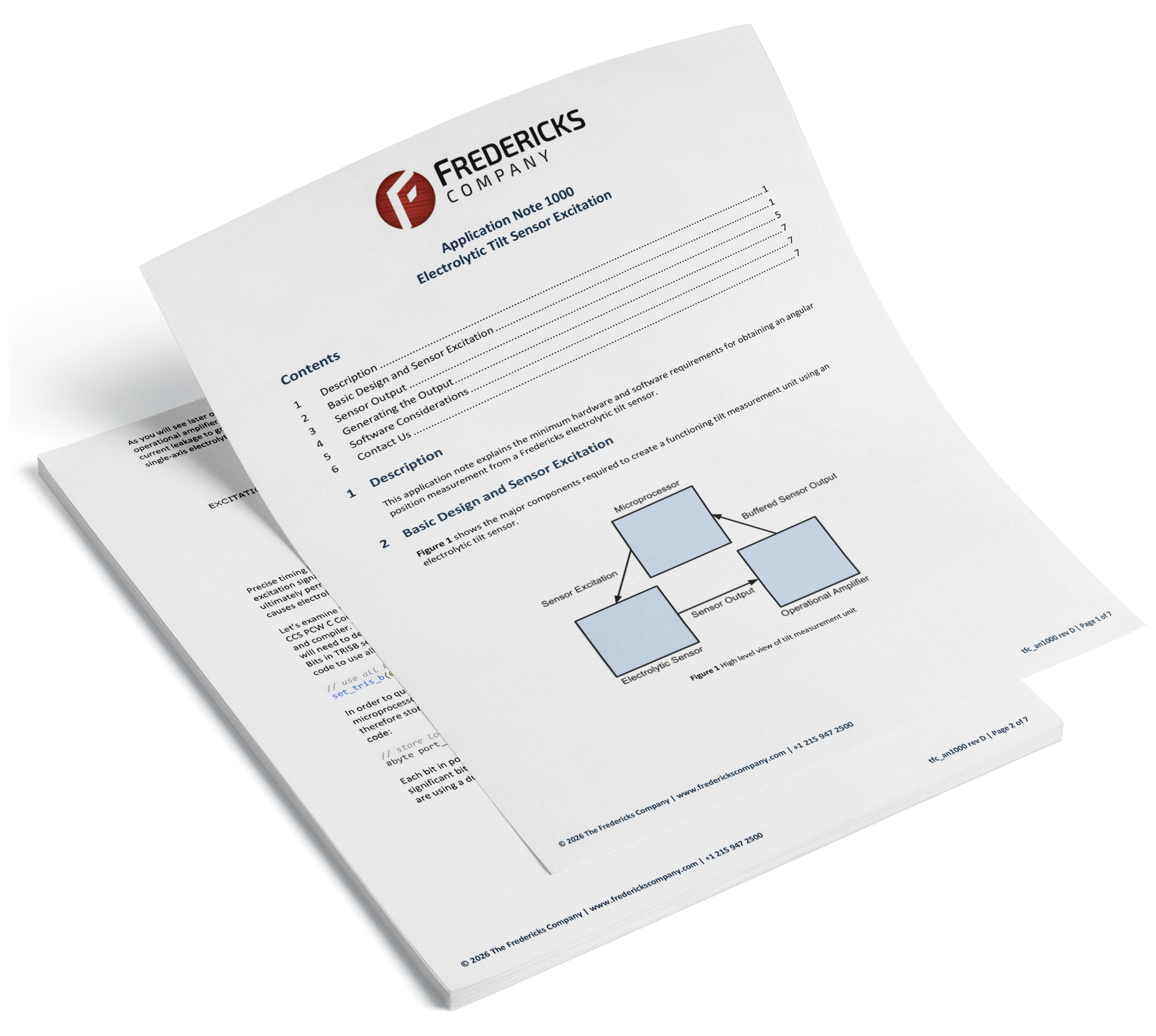 Application Note 1000 - Electrolytic Tilt Sensor Excitation