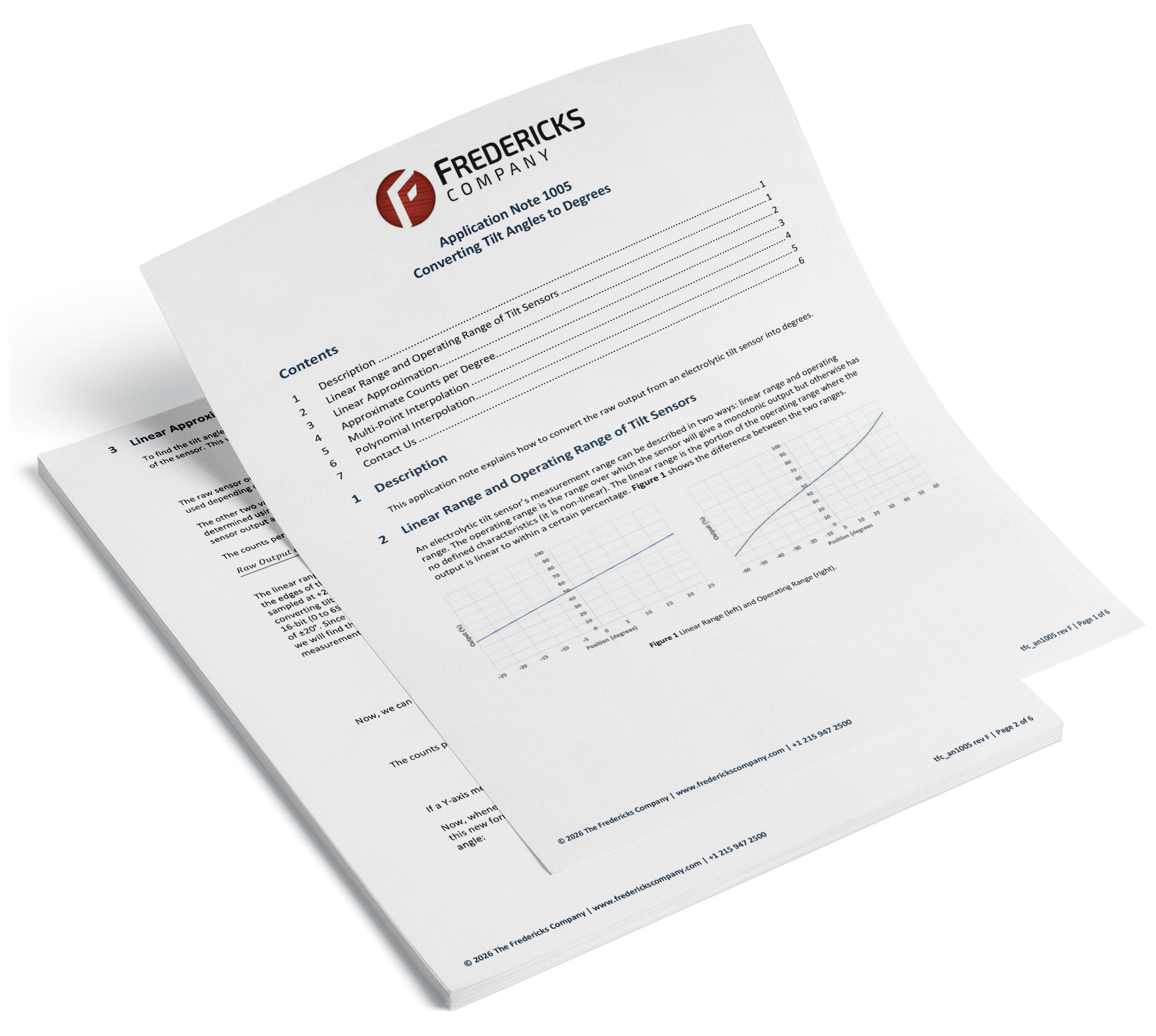 Application Note 1005 - Converting Tilt Angles to Degrees