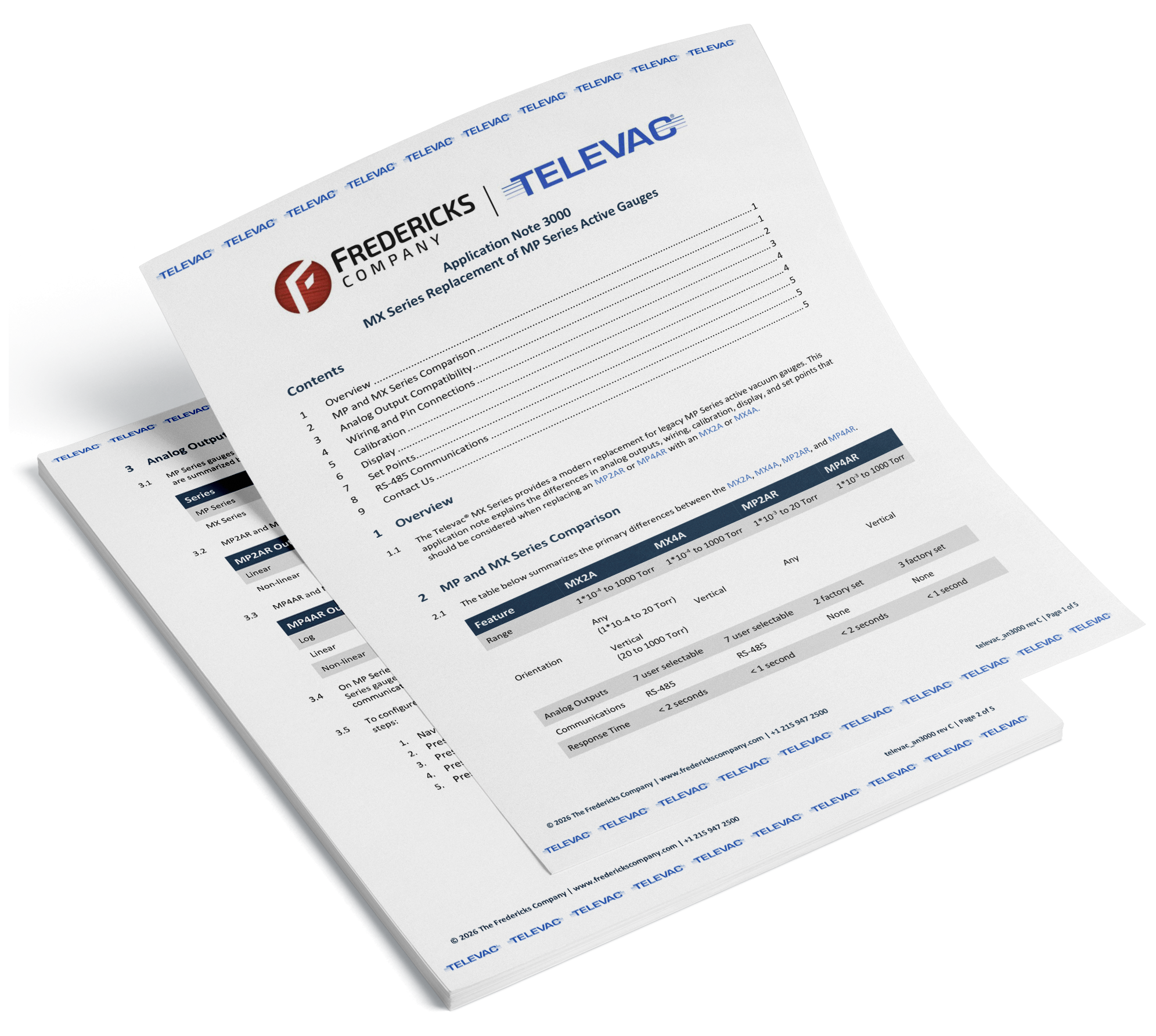 Application Note 3000 - MX Series Replacement of MP Series Active Gauges