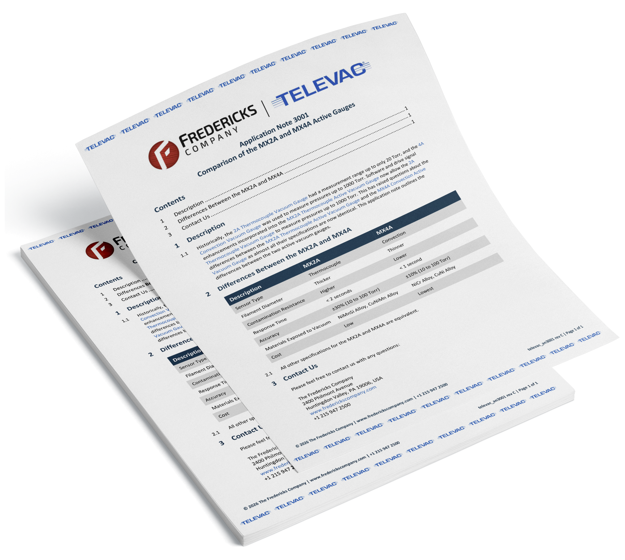 Application Note 3001 - Comparison of the MX2A and MX4A Active Gauges